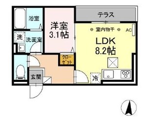 ヴィアラッテアの物件間取画像